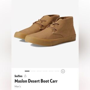 SeaVees Men's Maslon Desert Boot Carr - Tan